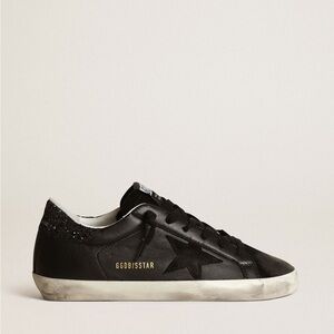 Golden Goose Black and Gold Women’s Sneakers